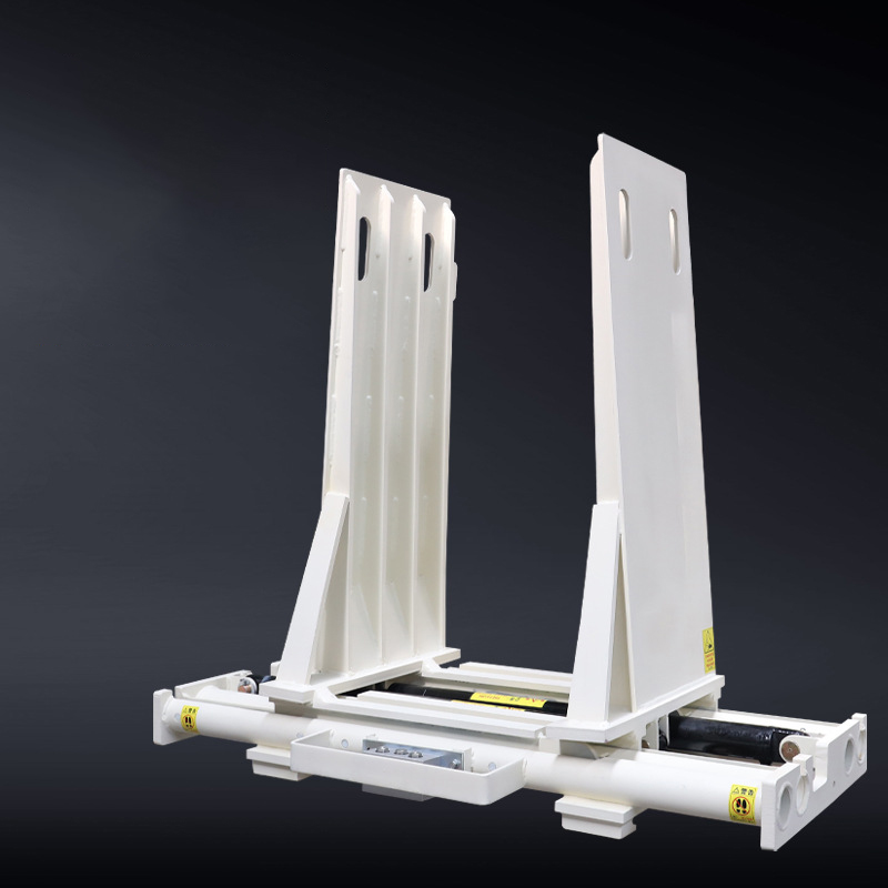 Pinza plana de desplazamiento lateral para carretilla elevadora