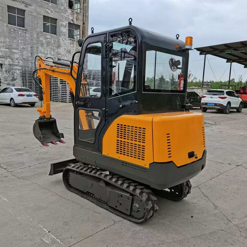 Excavadora en miniatura