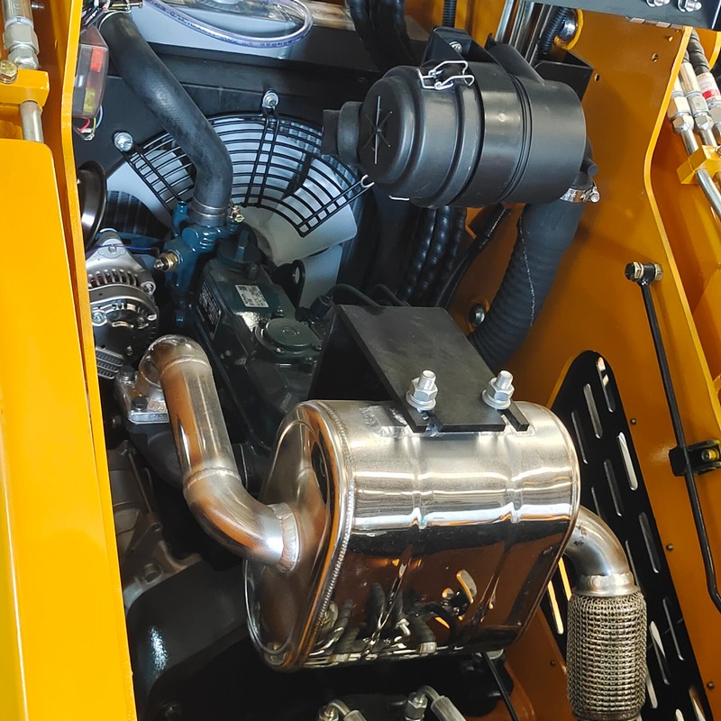 Cargadora de orugas Minicargadora