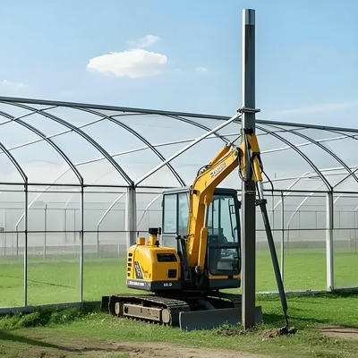 Miniexcavadoras en la agricultura