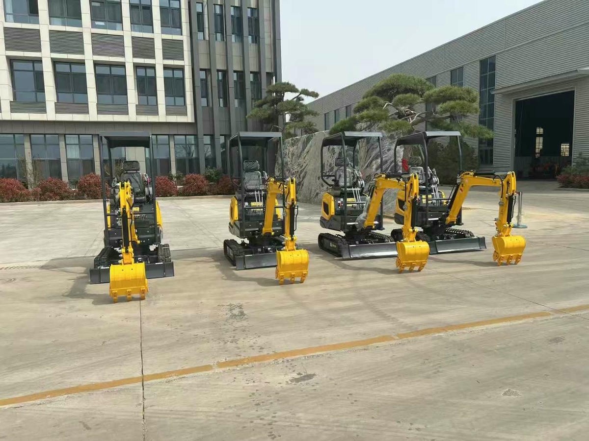 Excavadora de construcción interior