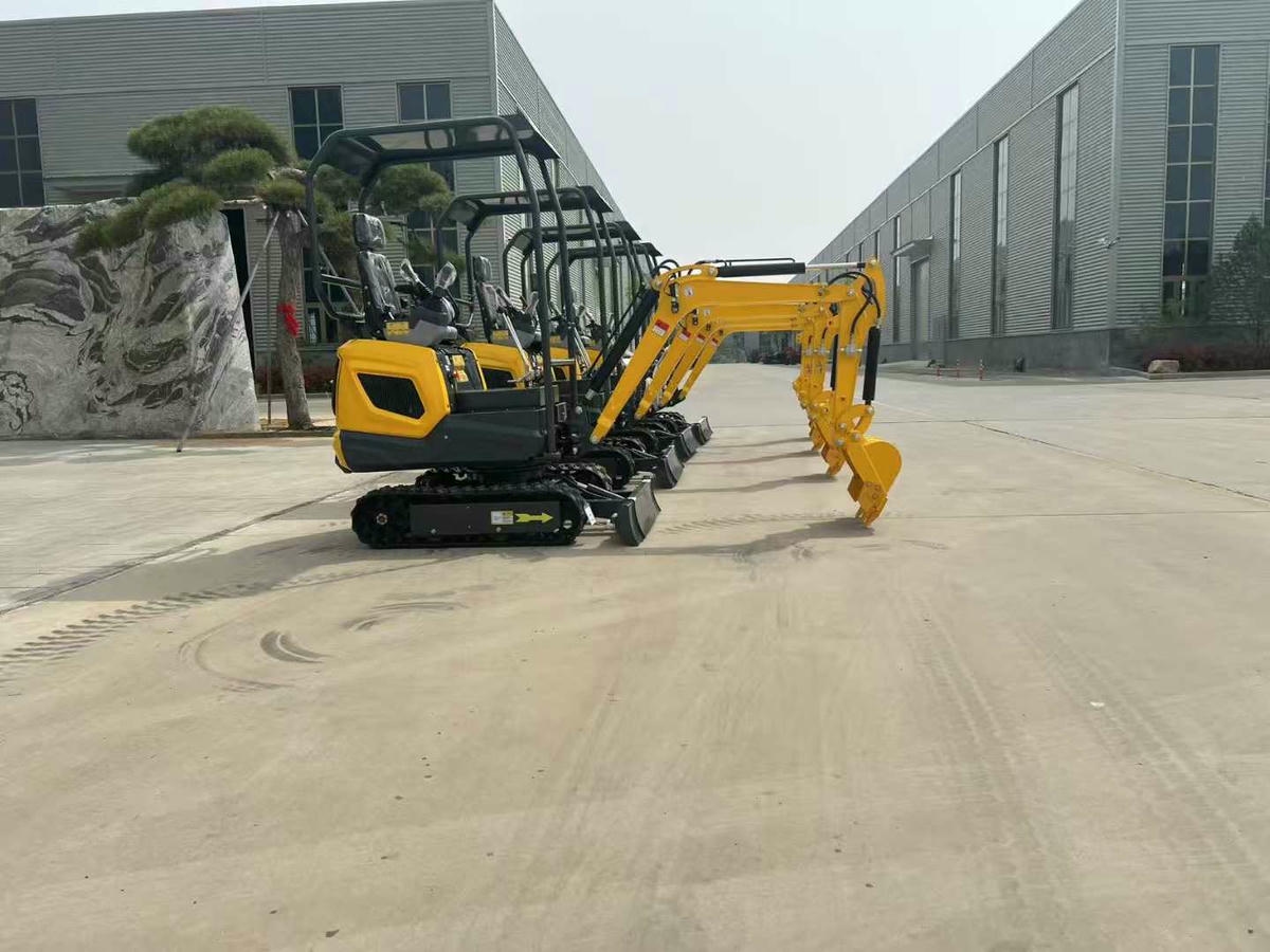 Excavadora de construcción interior