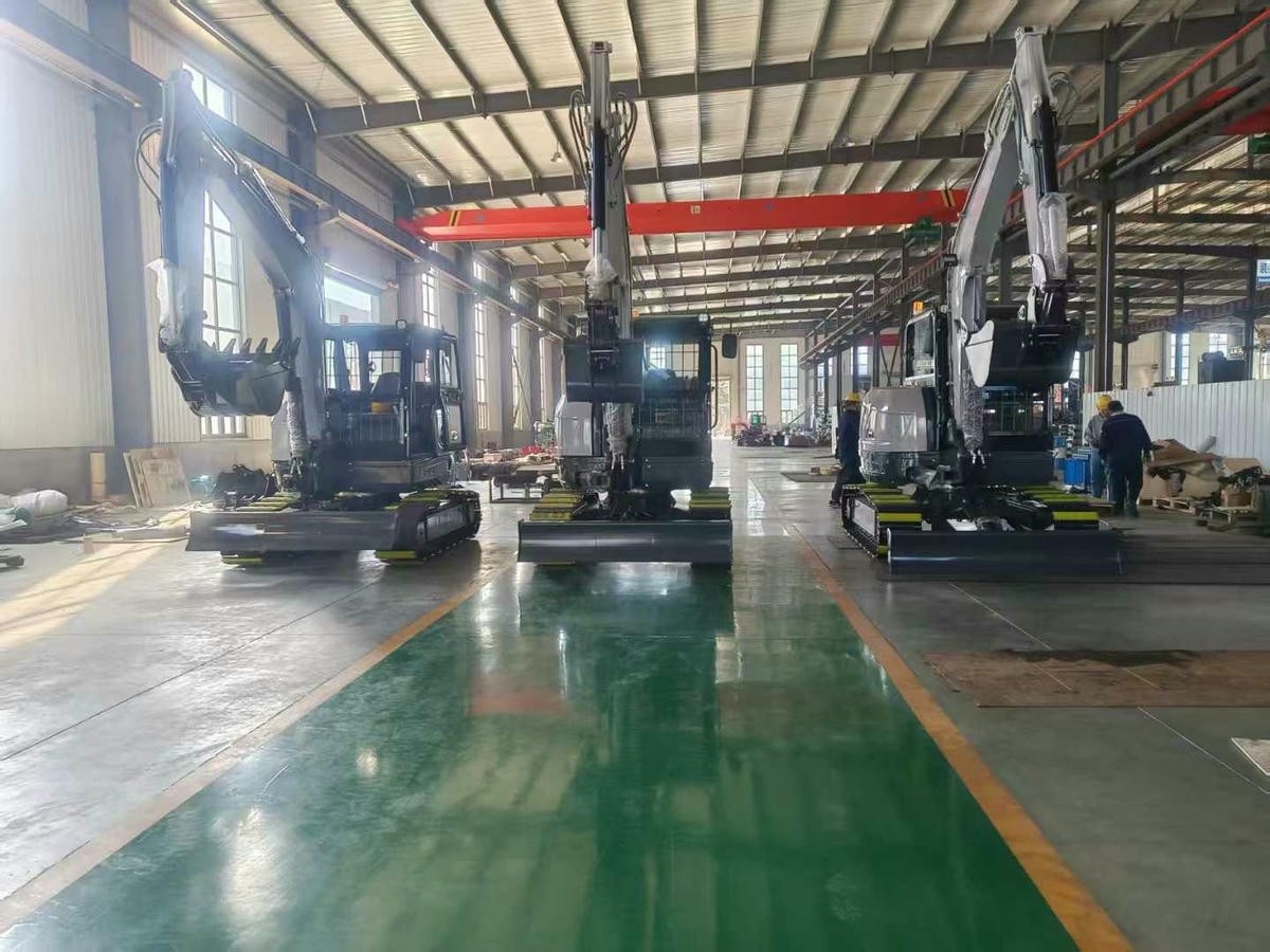 Excavadora de orugas