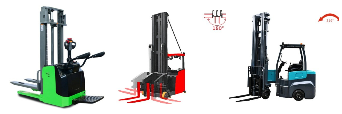 Clase II: Camiones de pasillo estrecho con motor eléctrico