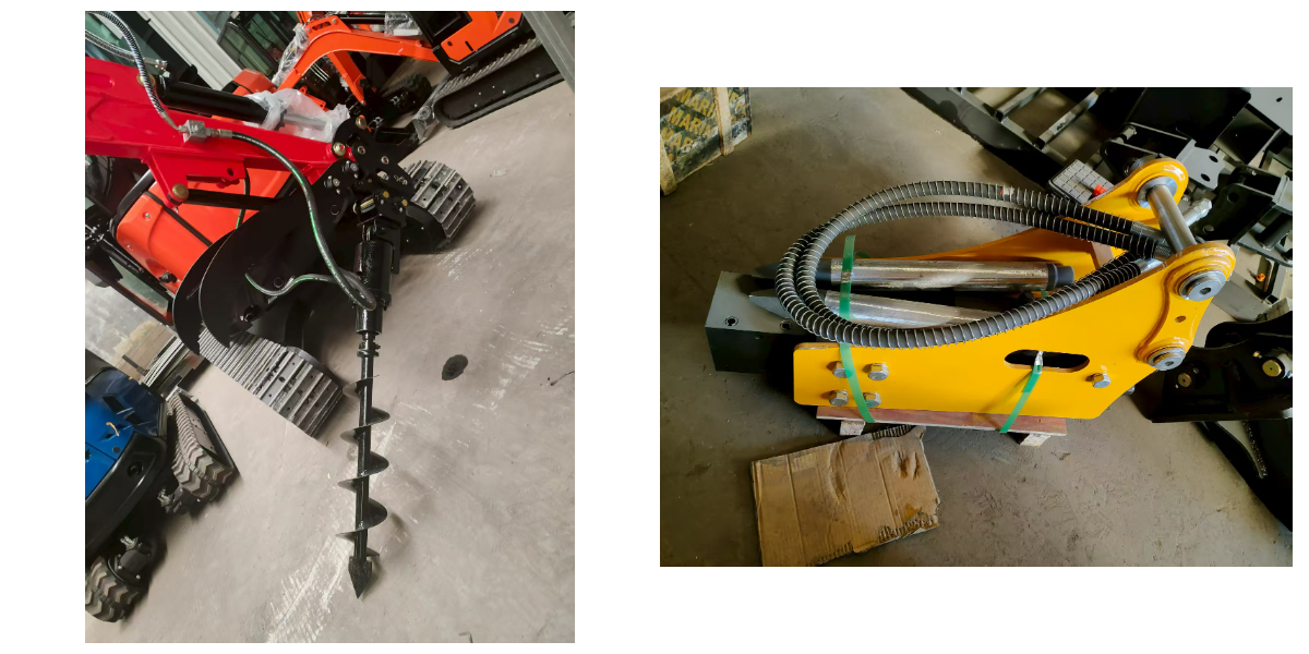 La excavadora más pequeña